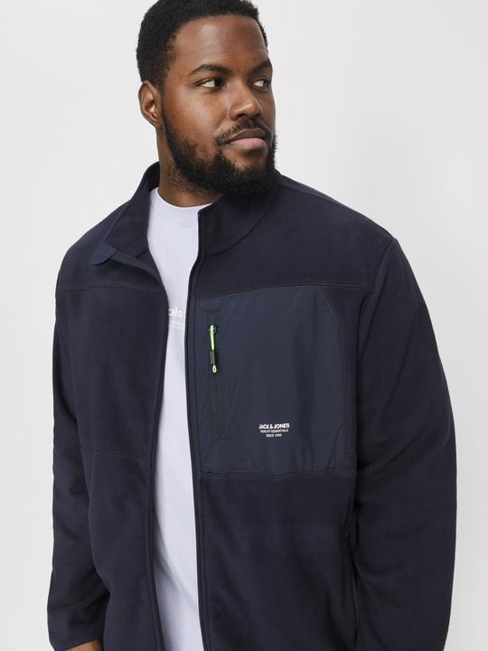 Produktbild Jack & Jones Plus Size Fleecejacke Fleecejacke (3XL)