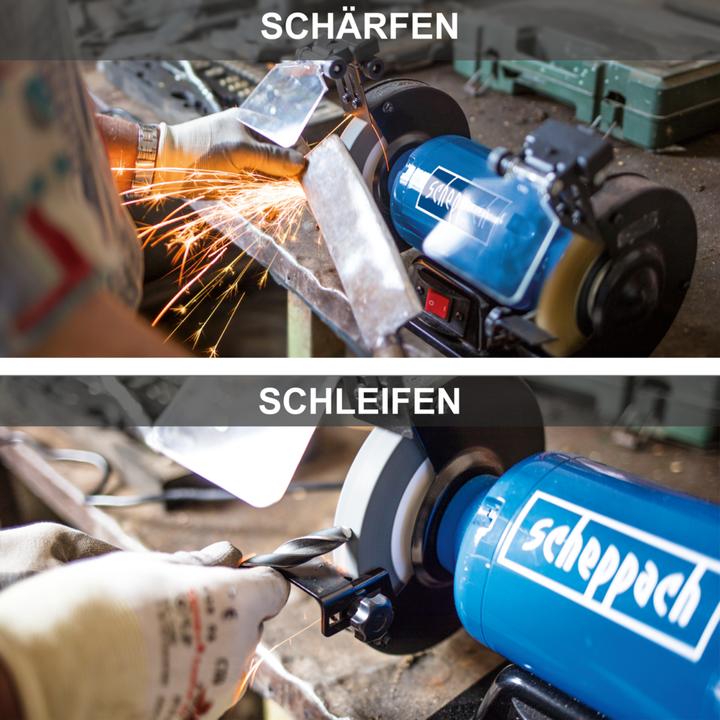 Actual product image Scheppach SM150L (Bench grinder, 400 W)