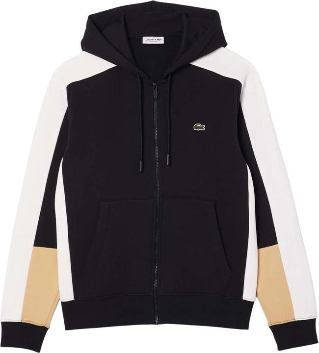 Actual product image Lacoste Mens Colour Block Full Zip Hoodie (S)