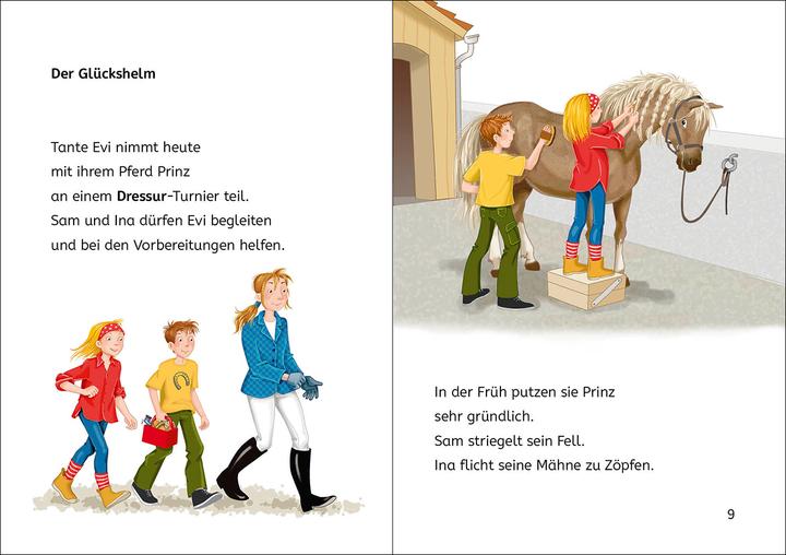 Produktbild Leselöwen 2. Klasse - Geschichten vom Reitturnier (Deutsch, Lisa Althaus, Loewe Erstlesebücher, Michaela Hanauer, 2022)