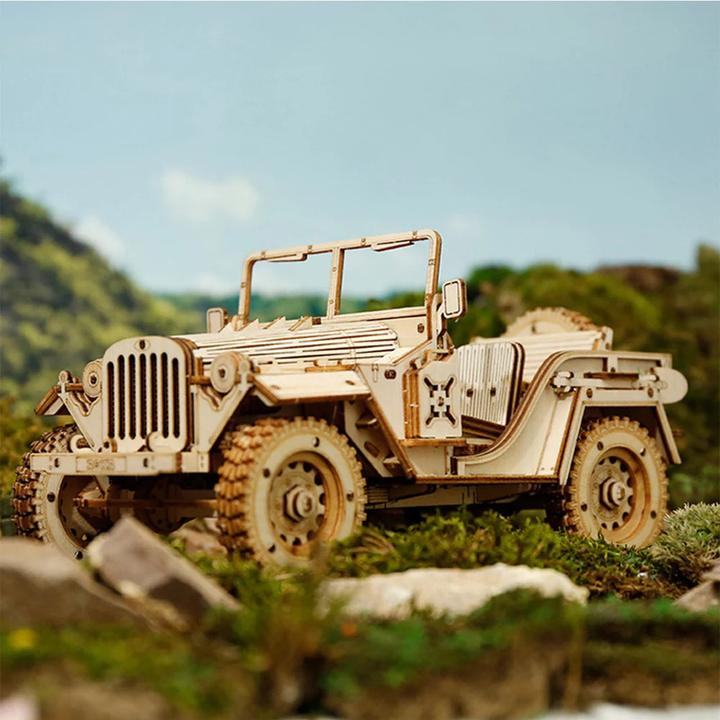 Actual product image Rokr MC701 - Army Field Car