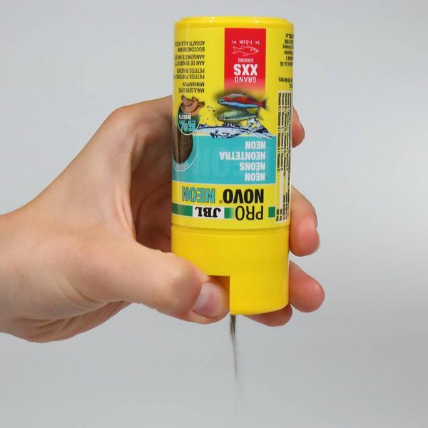 Actual product image JBL Aquaristik und Terraristik ProNovo NEON GRANO XXS 100ml CLICK (Ornamental Fish, 100 ml)