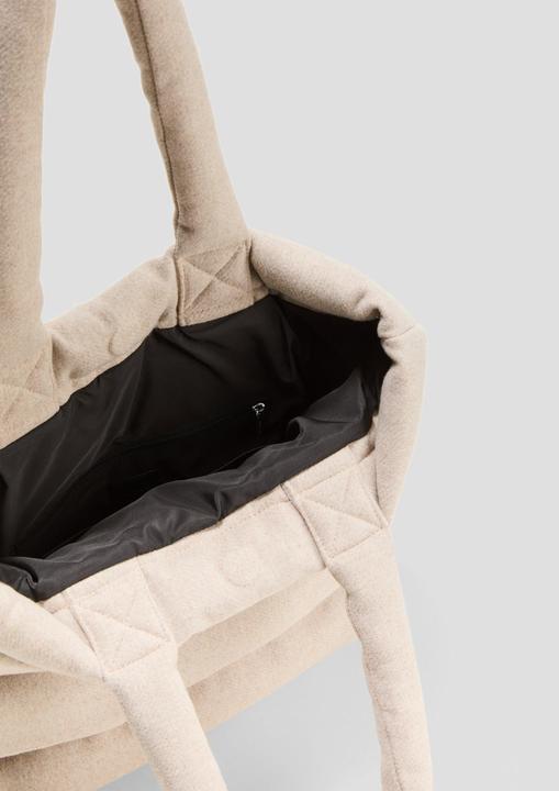 Produktbild s.Oliver Shopper aus Wollmix mit Steppung