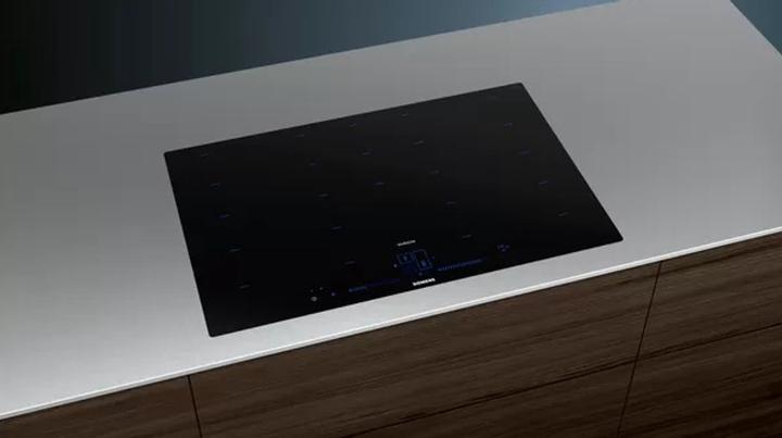 Produktbild Siemens EX808LYV5E iQ700 Induktionskochfeld 80 cm Schwarz flächenbündig (integriert) (79.20 cm, Elektrokochfeld)