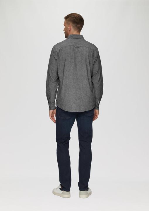 Image du produit S.Oliver Hemd Regular Fit: Strukturiertes Hemd mit Button-Down-Kragen (S)