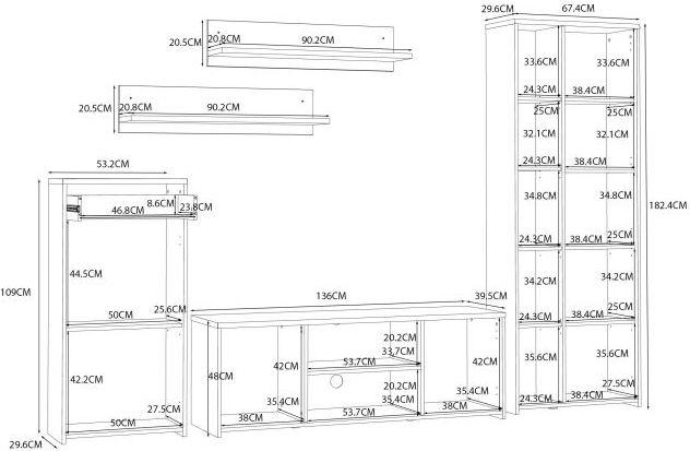 Immagine prodotto Forte Pablo (277,5 x 39,5 x 183 cm)