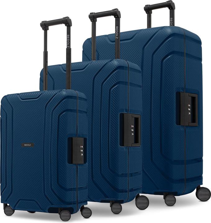 Image du produit Redolz Essentials 15 Set de valises à 4 roulettes 3 pièces avec fermeture à trois points (210 l)