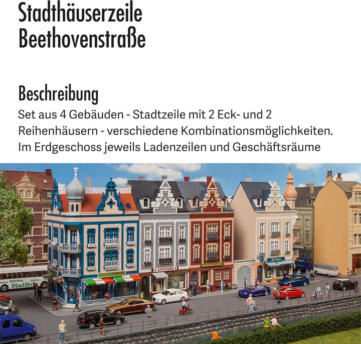 Produktbild Faller Stadthäuserzeile Beethovenstra