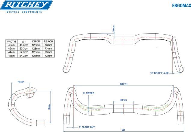 Produktbild Ritchey Comp Ergo Max Di2 Road (42 mm)