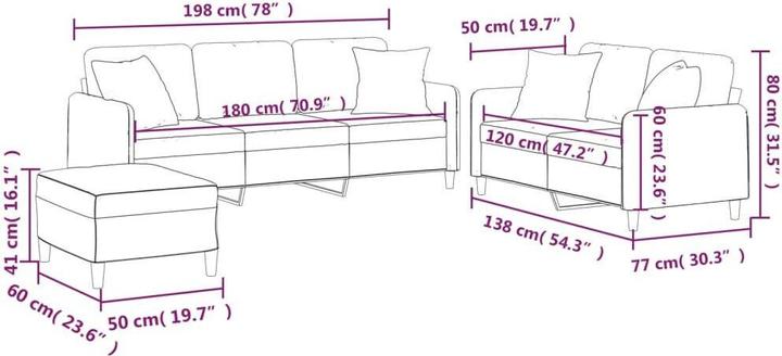 Actual product image vidaXL 3202149 (Upholstery set)