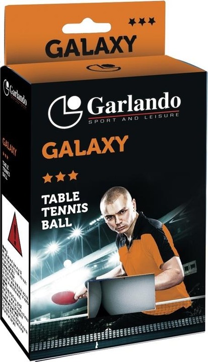 Actual product image Garlando Galaxy - Table Tennis Bales - 3 Star
