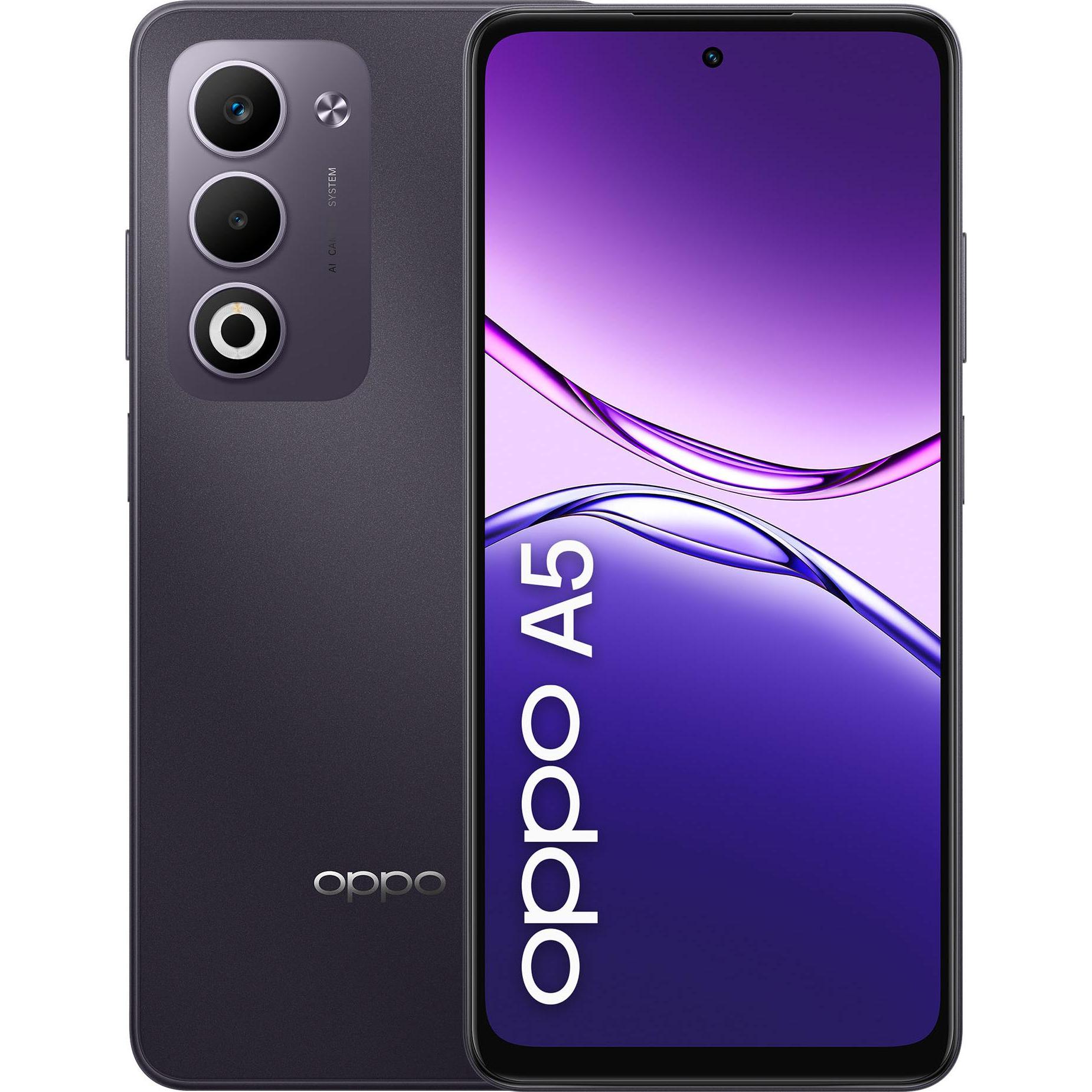 OPPO A5 4G Dual Sim 4GB RAM 128GB - Midnight Purple (128 GB, Midnight Purple, 6.67", Dual SIM, 4G), 