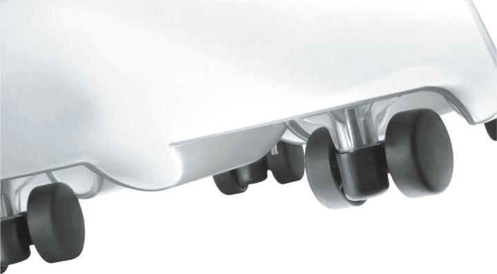 Actual product image Han Castors for LOGO DRIVE wastepaper basket, 1 set for OEM no. 1849, load capacity: up to 90 kg, black