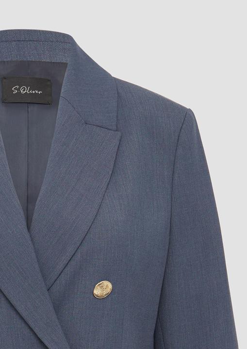 Produktbild S.Oliver Indoor-Blazer Doppelreihiger Blazer im Slim Fit (48)