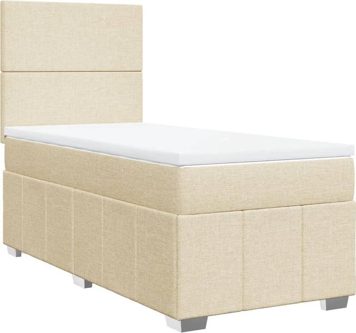 Actual product image vidaXL Bo x springbett mit Matratze 80 x 200 cm Stoff (80 x 200 cm)