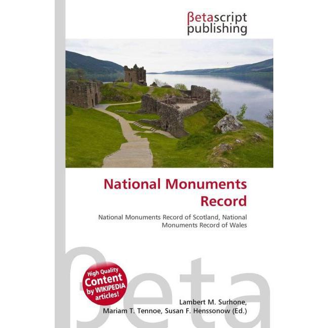 National Monuments Record, Fachbücher von Lambert M. Surhone, Miriam T. Timpledon, Susan F. Marseken