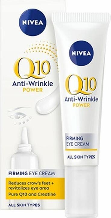 Produktbild NIVEA Q10 Power Anti-Wrinkle + Firming (Augenpflege Crème, 15 ml, Tag)