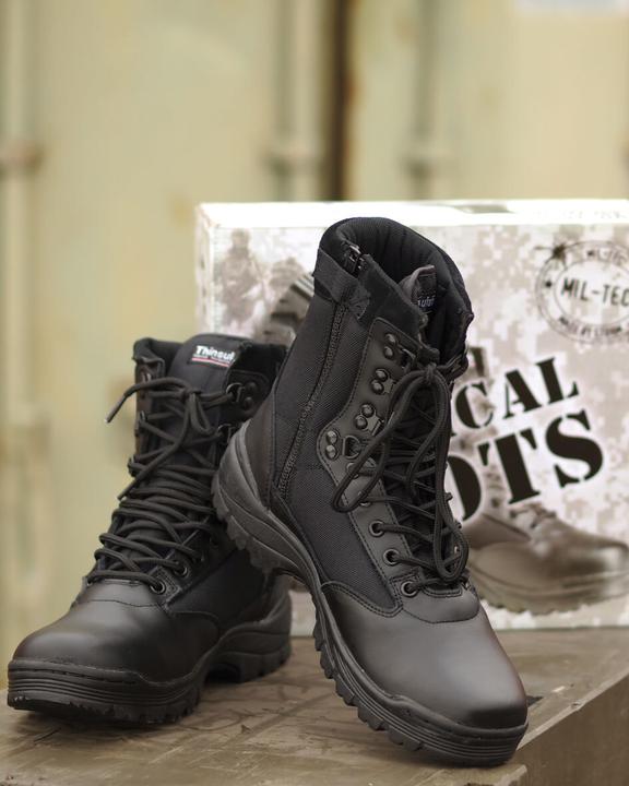 Actual product image Mil-tec Tactical Boot M.Ykk Zipper Black 43 (43)