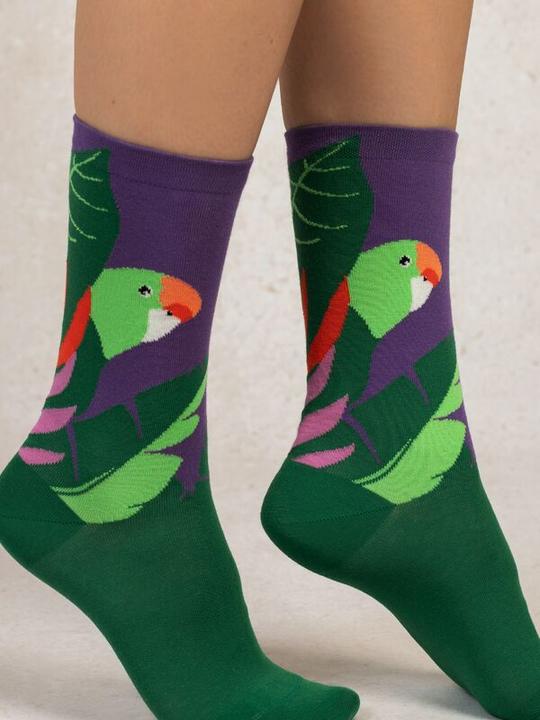 Actual product image Bleuforêt Socken Sittich Vogel (36 - 40)