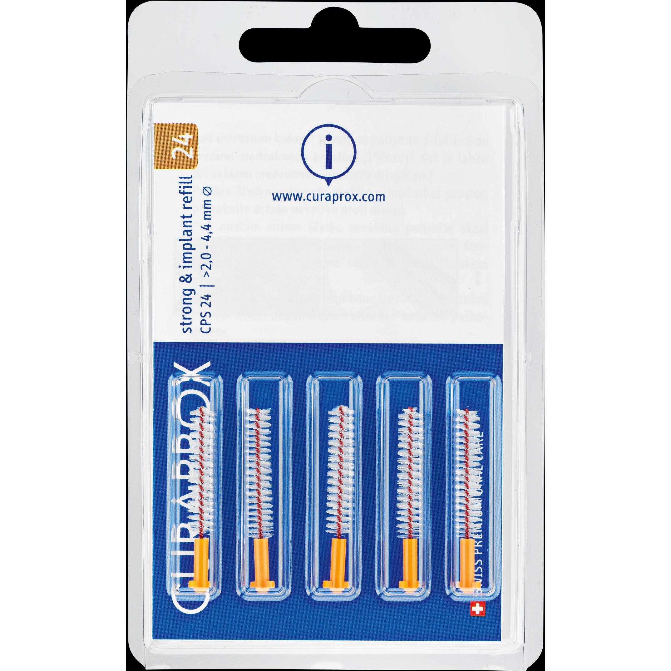 Curaprox, Interdentalbürste, CPS 24 Implant Bürste orange 5 Stk (5 x)