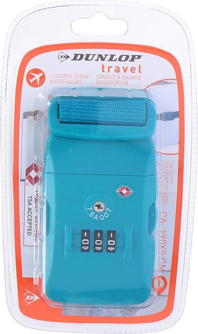 Immagine prodotto Dunlop Cintura per fissare una valigia con codice TSA (blu) (Serrature e rimorchi)