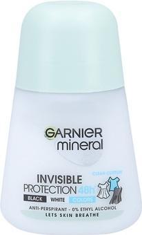 Garnier Invisible Protection 48H Clean Cotton Women Antiperspirant Roll-On 50Ml (Roll-on, 50 ml)