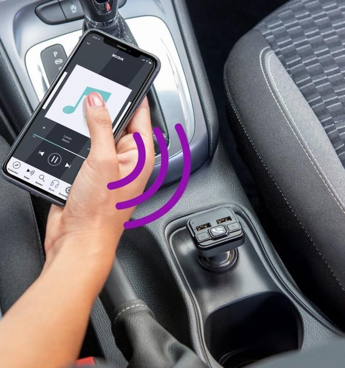 Image du produit Hama Transmetteur FM avec Bluetooth® et fonction mains libres