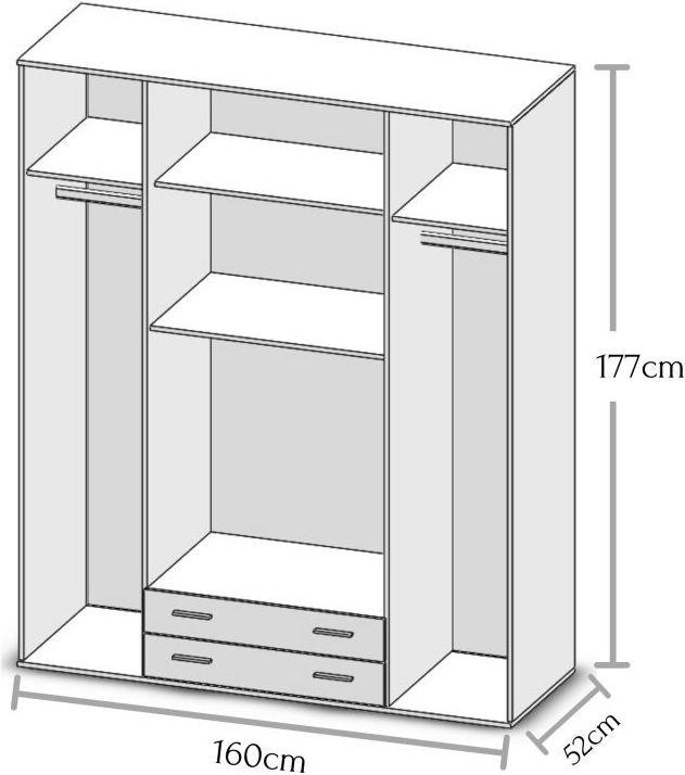 Produktbild Pol-Power Gensingen (160 x 52 x 177 cm)