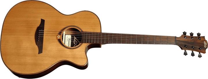 Produktbild LÂG Tramontane 118 (Akustik Gitarre, Brownwood, Khaya, Zedernholz)