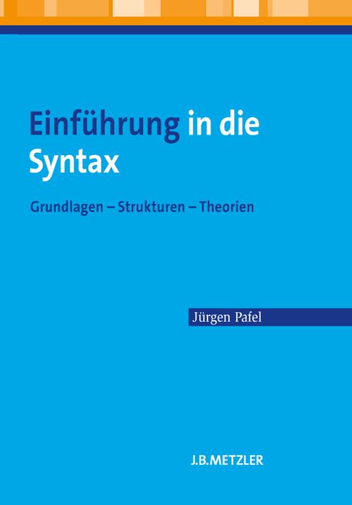 Energie-Label Einführung in die Syntax (Deutsch, Jürgen Pafel, 2011)
