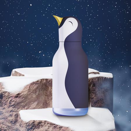 Image du produit Asobu Bestie Penguin - Thermoflasche mit Strohhalm 460 ml (0.46 l)