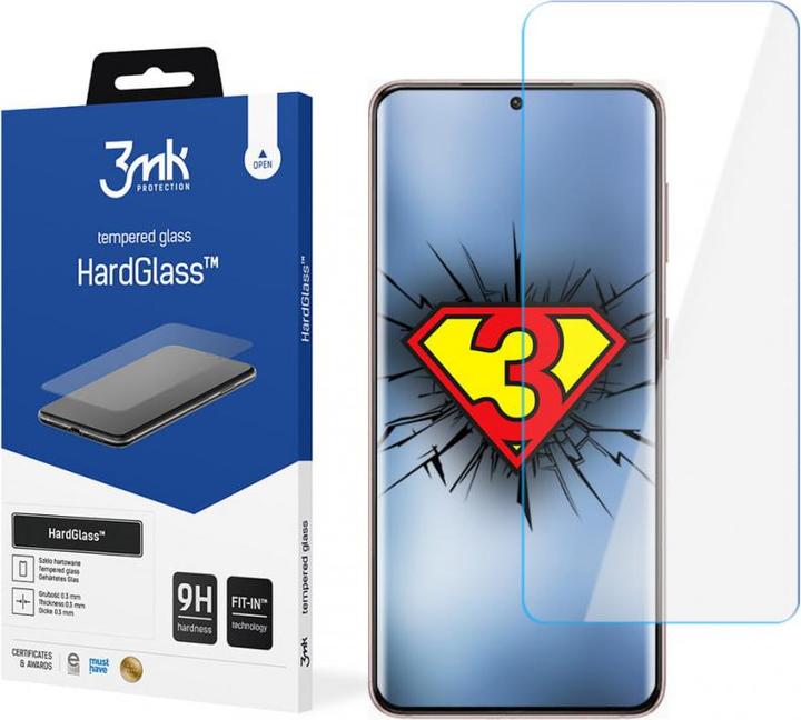 Actual product image 3MK HardGlass for Samsung Galaxy S21 FE (1 Piece, Samsung Galaxy S21 FE 5G)