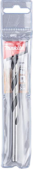 Actual product image Makita WOOD DRILL 9X75X125 MM D-07082 (9 millimetres)