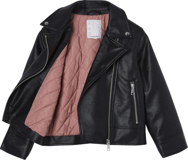Immagine prodotto Vertbaudet Mädchen Bikerjacke aus Lederimitat mit Recycling-Polyester (116)