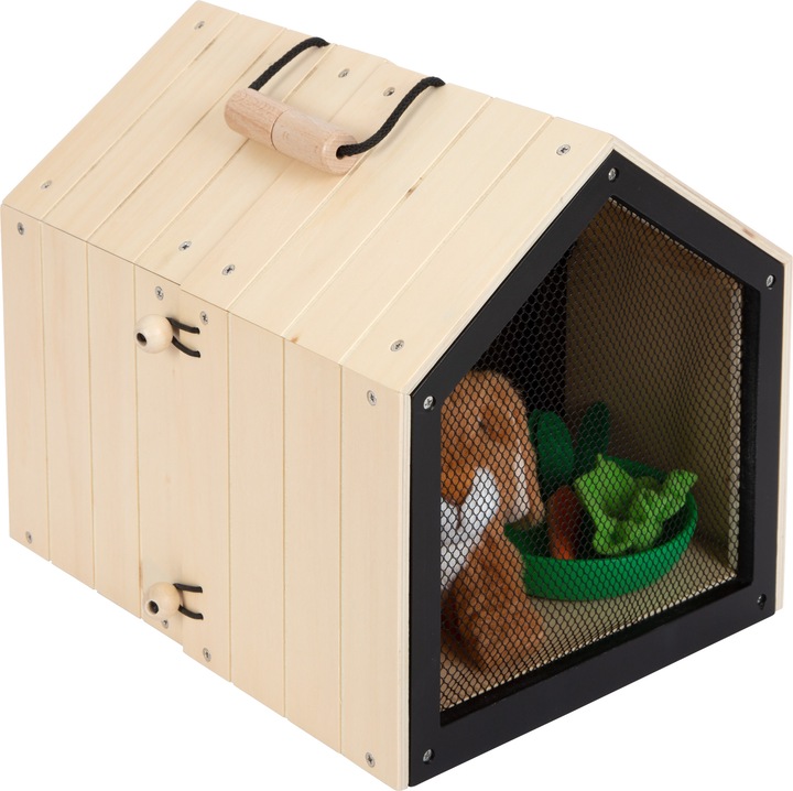 Actual product image small foot Rabbit hutch with run