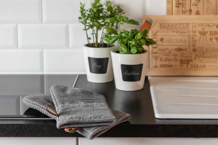 Produktbild Wenko Küchenhandschuh Ada Stripes (Baumwolle, Silikon)