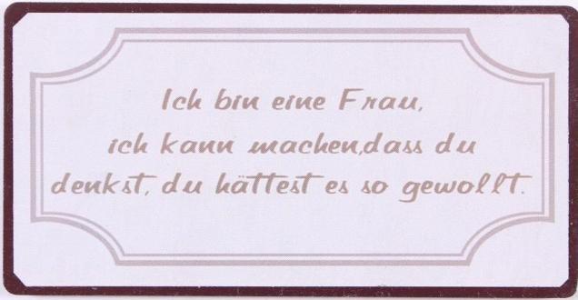 Image du produit La Finesse Aimant Je suis une femme...