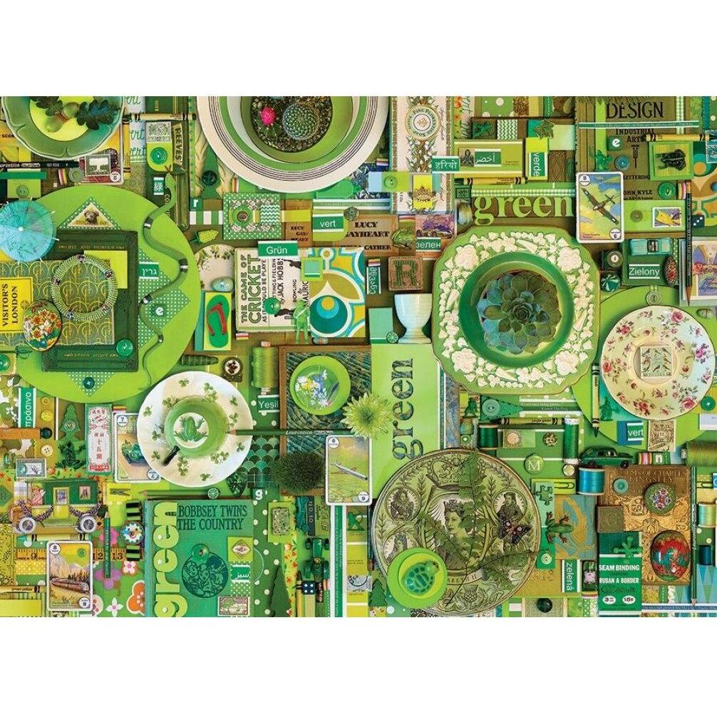 Thumbnail - Cobble Hill puzzle 1000 Teile Green (1000 Teile)