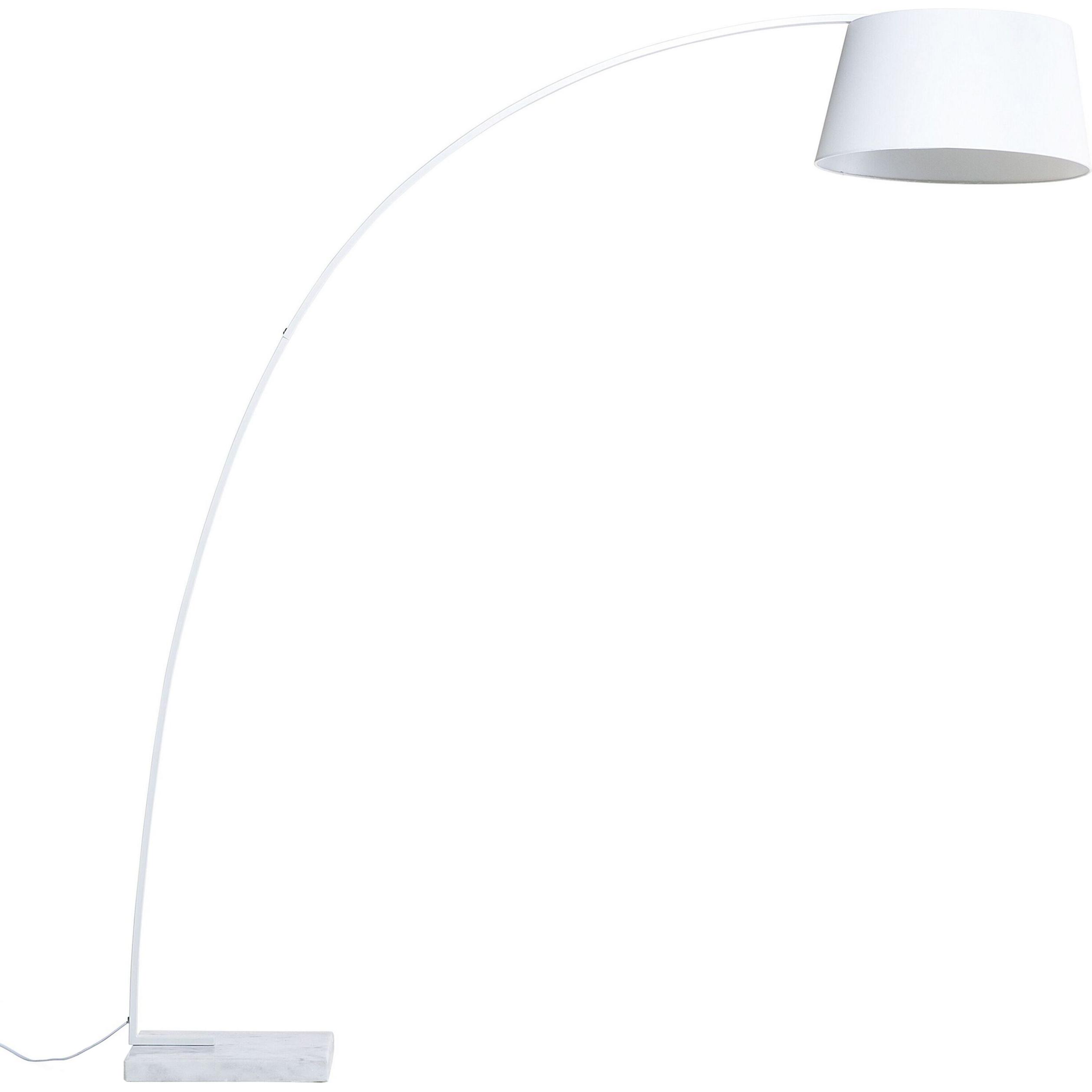 Beliani, Stehlampe, Stehlampe weiss 188 cm rund Marmorfuss BENUE