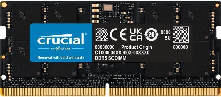Crucial Memory Module 16 Gb 1 X 16 Gb (1 x 16GB, 5600 MHz, DDR5 RAM, SO-DIMM)