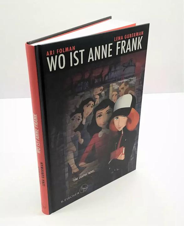 Actual product image Wo ist Anne Frank – Eine Graphic Novel (German, Ari Folman, Klaus Timmermann, Lena Guberman, Ulrike Wasel, 2022)