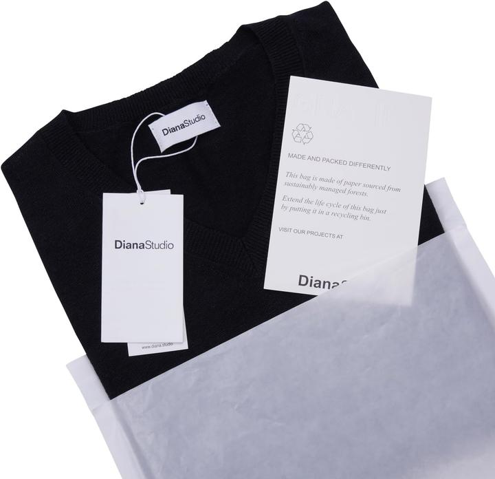 Immagine prodotto Diana Studio Top in Lino con Scollo a V (S)