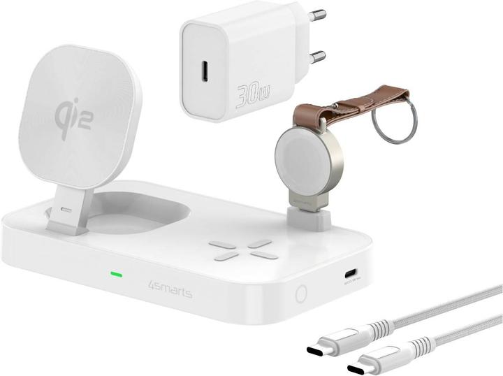 4smarts Wireless Charger Qi2 Ladestation Trident, Induktion (25 W)