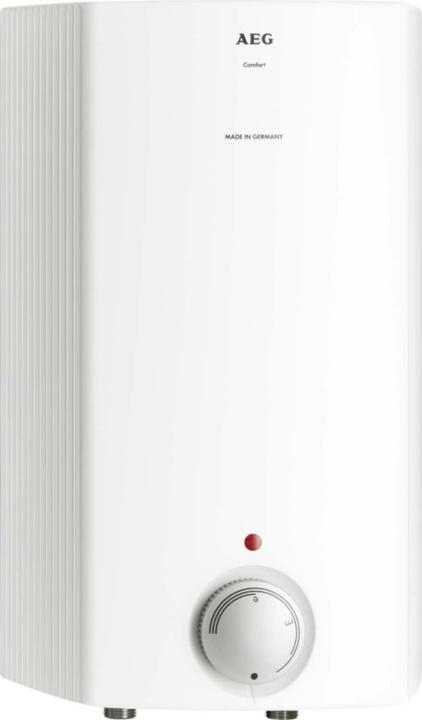 AEG Haustechnik Hoz 5 Comfort petit chauffe-eau sans pression, sur-table 5 litres basse pression, avec prise, 2 kW