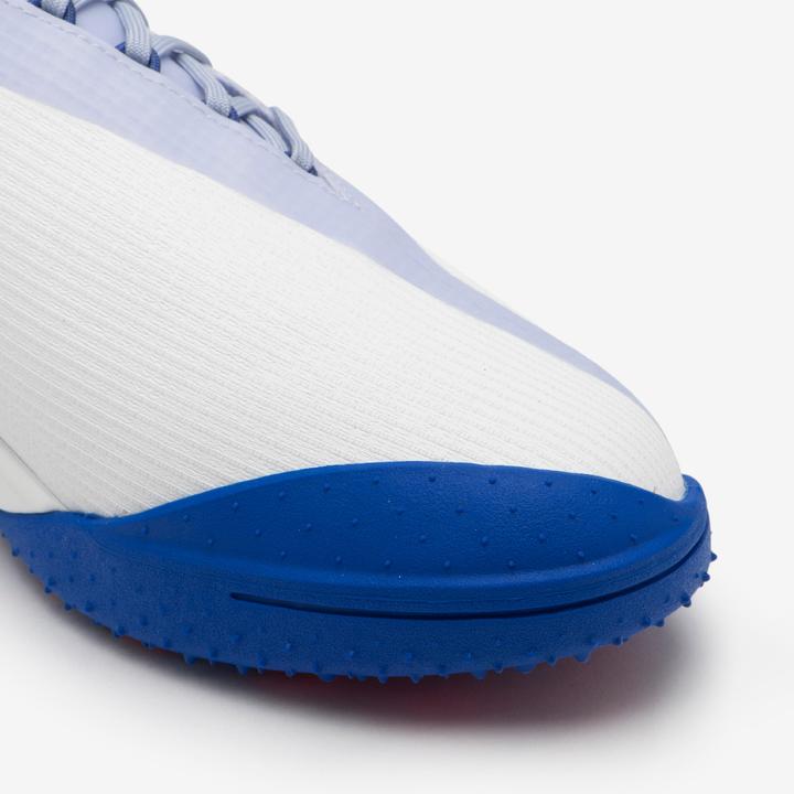 Immagine prodotto Kipsta Scarpe da calcio multi-punta da donna/uomo TF - Traxium Edge Turf bianco/blu (45)