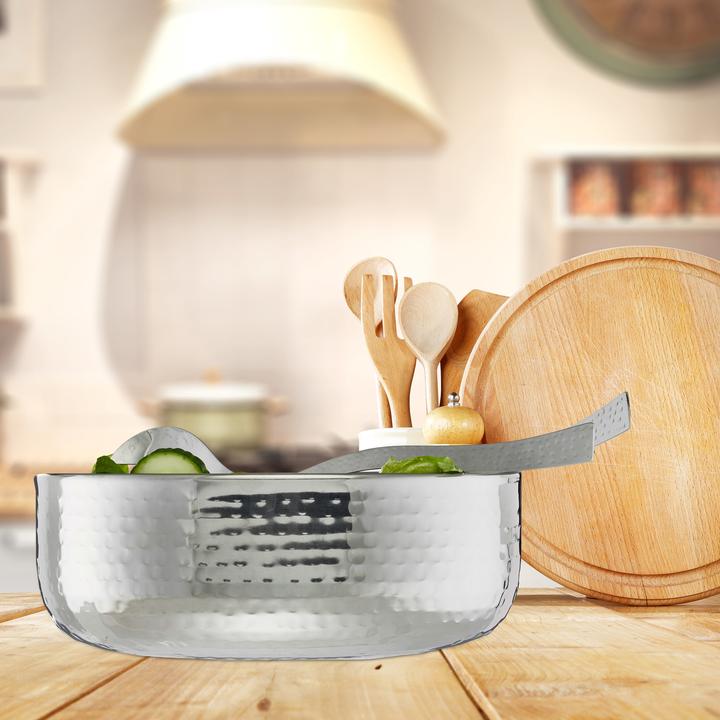 Immagine prodotto Relaxdays Set insalatiera con posate (28 cm, 4.50 l, 1x)