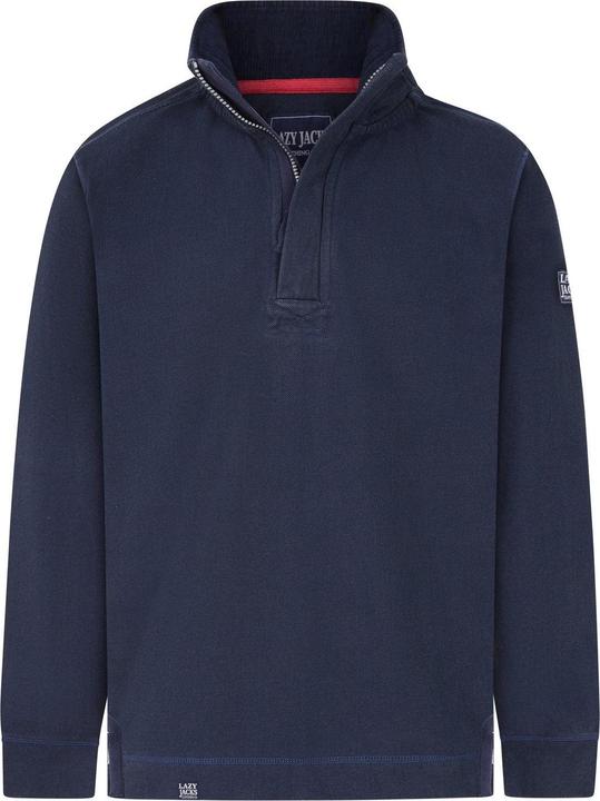 Lazy Jacks Mens Textured Quarter Zip Sweatshirt (XL)