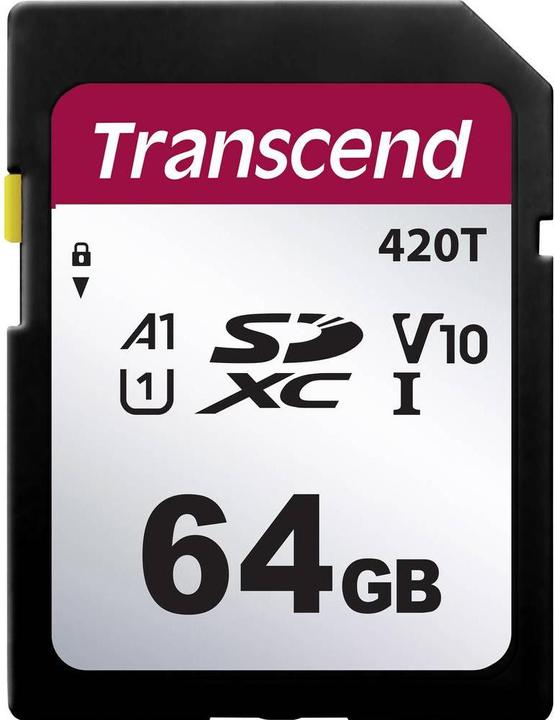 Produktbild Transcend Flash-Speicherkarte (64 GB, SDXC, U1, UHS-I)