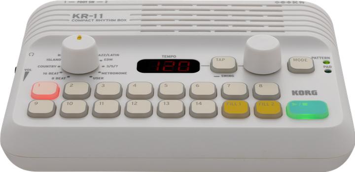 Actual product image Korg Digital Drum, KR-11, 11 Genres, 126 Rhythmen, User Pattern