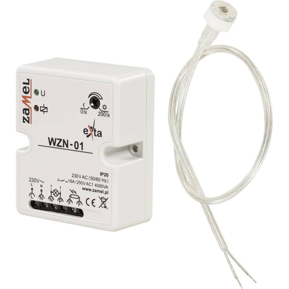 Zamel, Zubehör Beleuchtung, Dämmerungsschalterset mit Lichtsensor WZN-01/S1